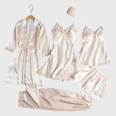 Amber - Women's 5-Piece Nightwear Set