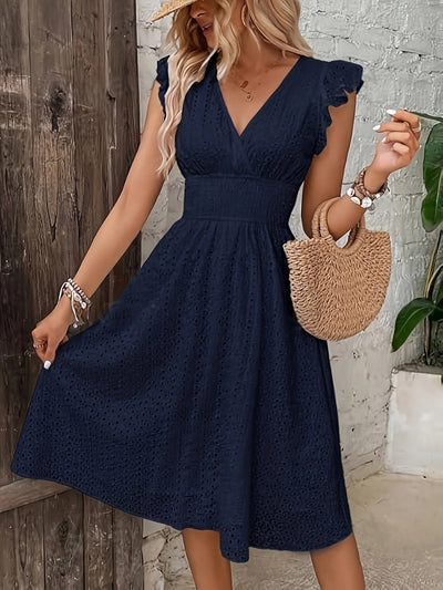Marielle – Romantic Ruffle Wrap Dress