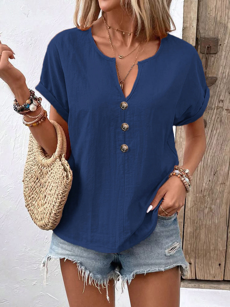 Marleen - V-Neck Blouse