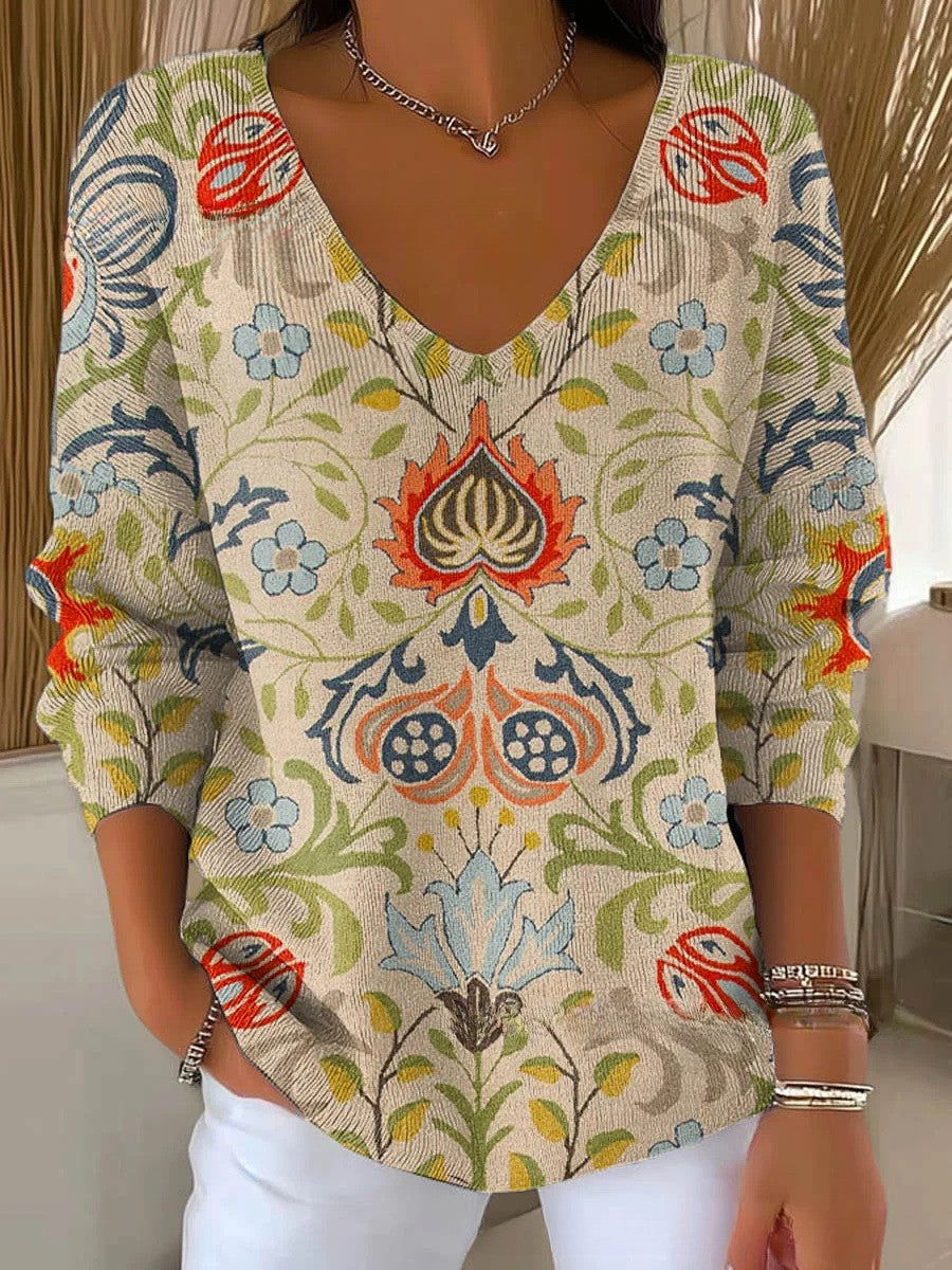 Claire – Stylish V-Neck Knit Sweater 10