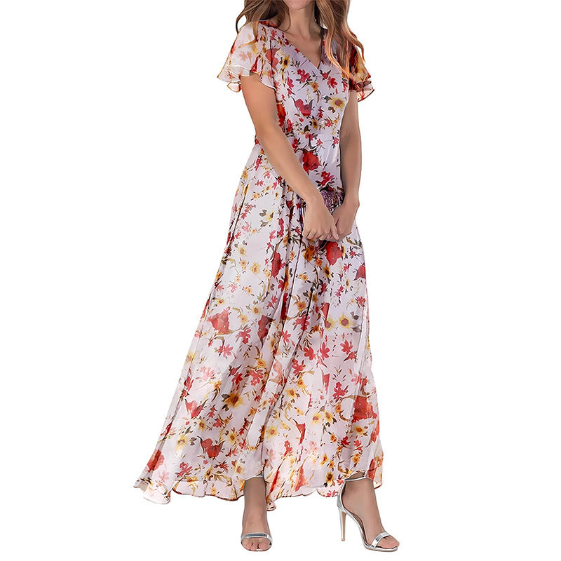 Romina - Floral V-Neck Dress 11