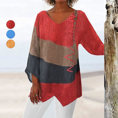 Helena – Artistic V-Neck Tunic