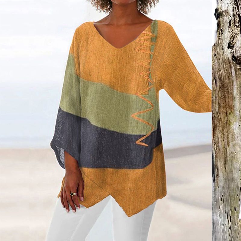 Helena – Artistic V-Neck Tunic