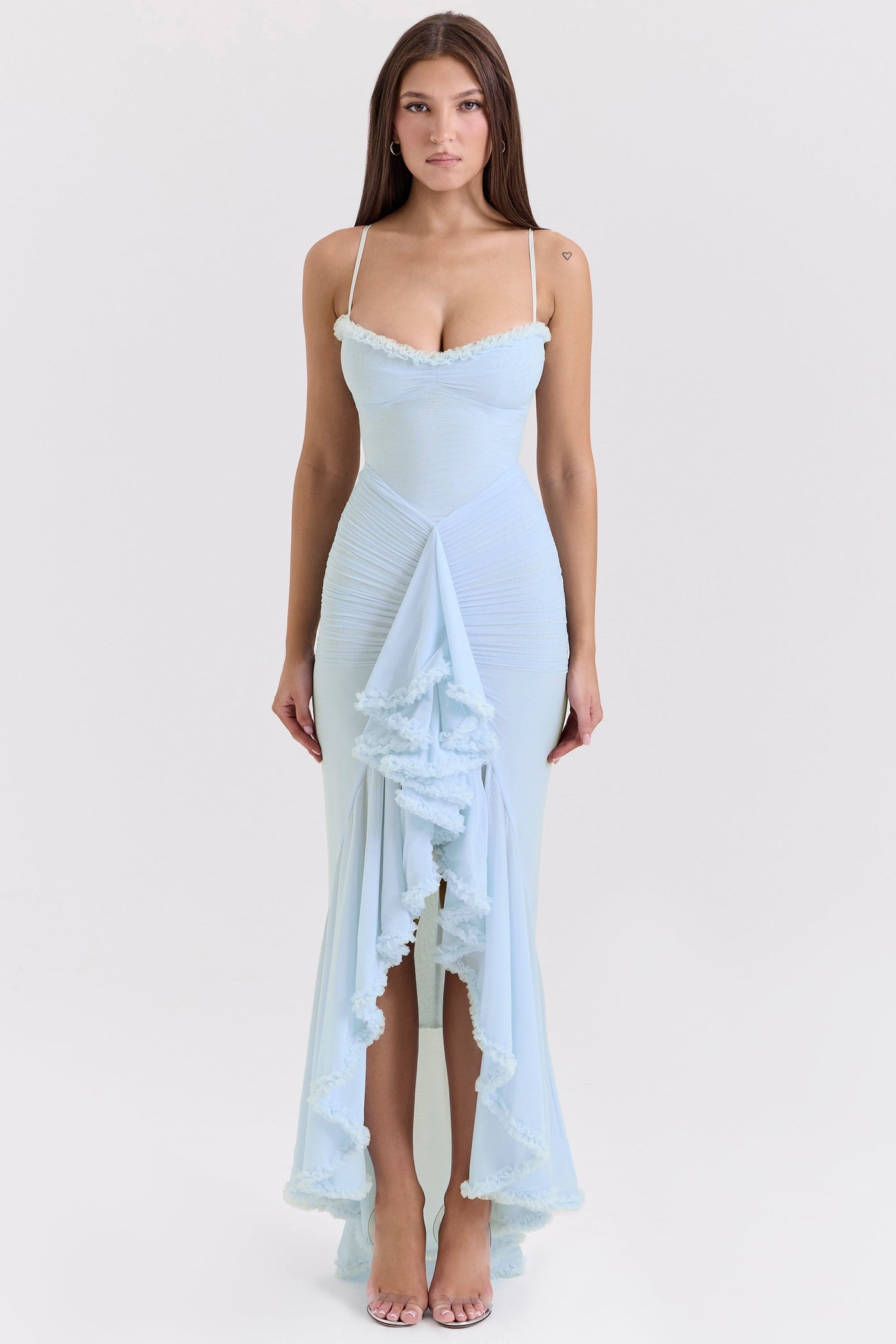 Solène – Elegant Ruffled Evening Dress
