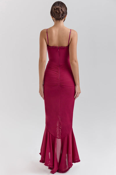 Solène – Elegant Ruffled Evening Dress
