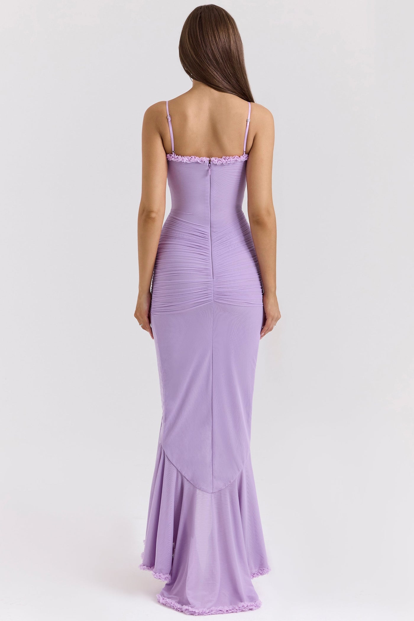 Solène – Elegant Ruffled Evening Dress