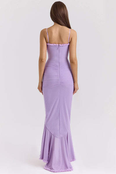 Solène – Elegant Ruffled Evening Dress