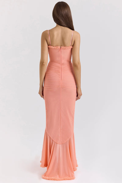 Solène – Elegant Ruffled Evening Dress