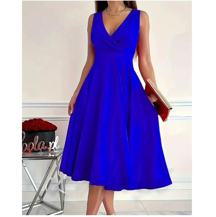 Fabrice - Modern V-Neck Dress