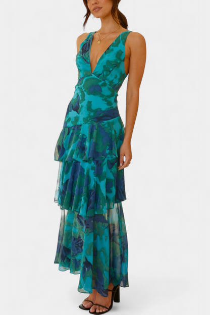 Kenzie - V-Neck Maxi Dress