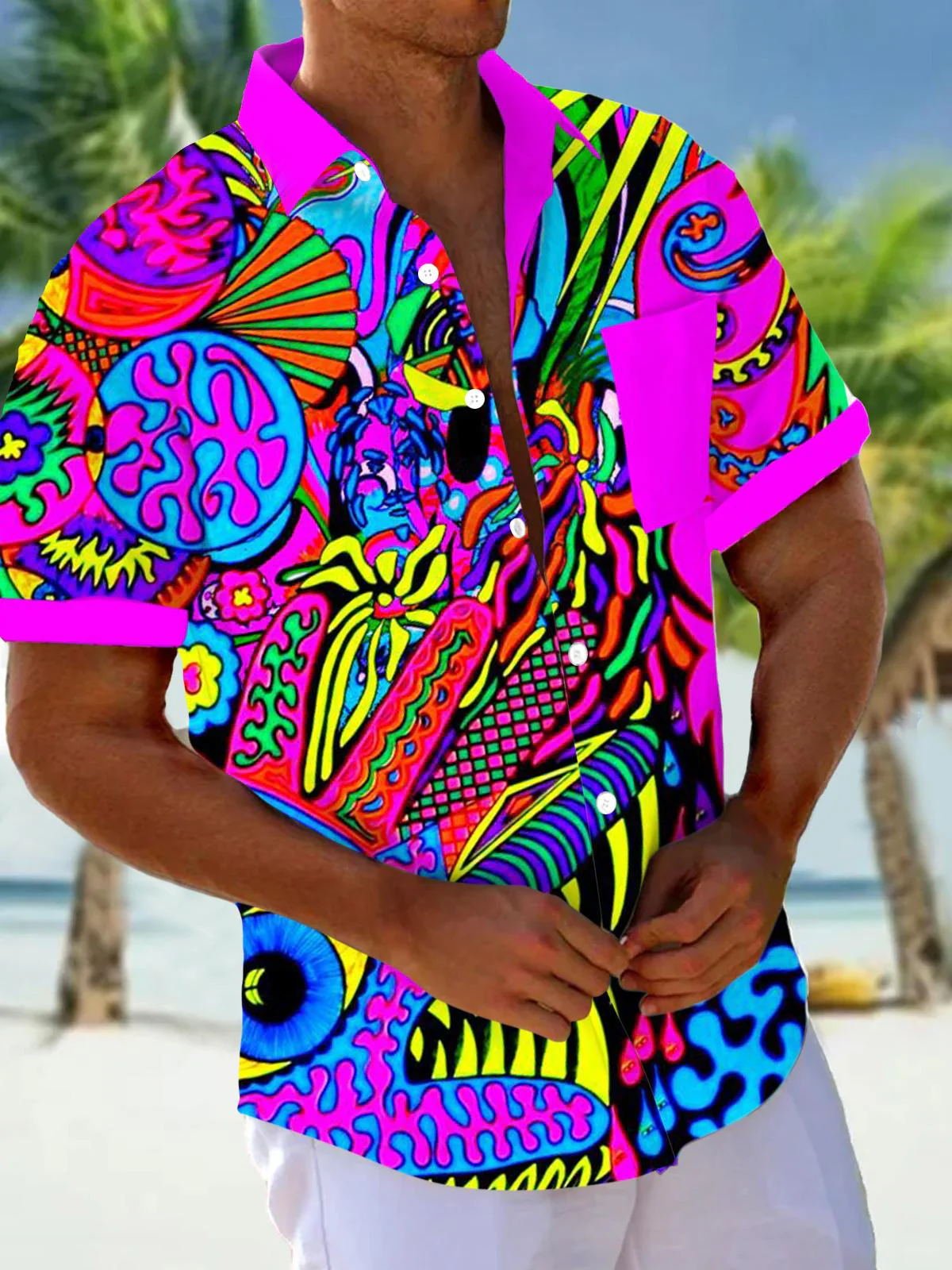 Jake - Texture Print Shirt