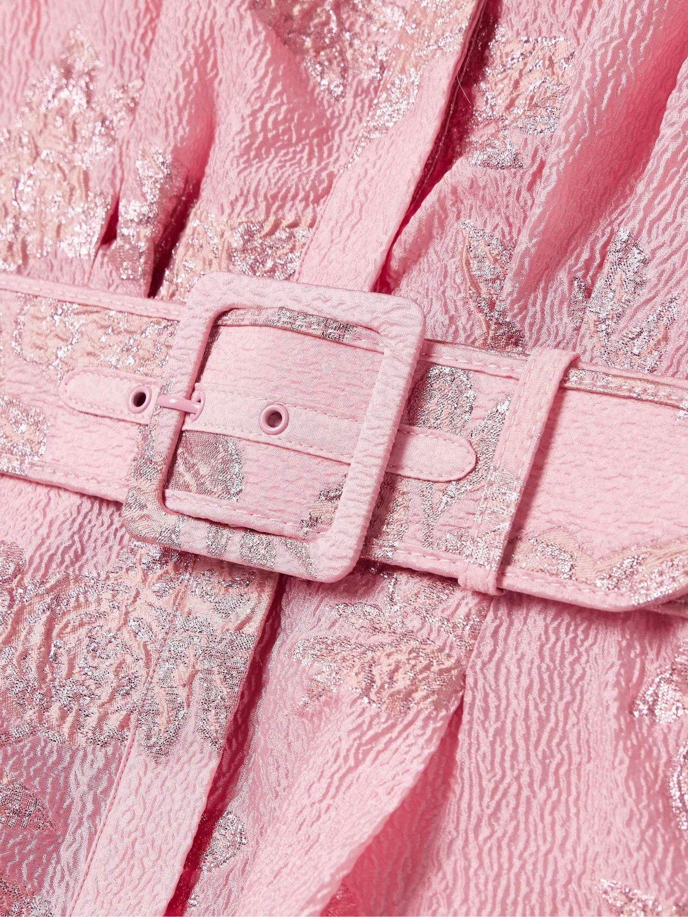 Vaila - Floral Elegance Belted Midi Dress