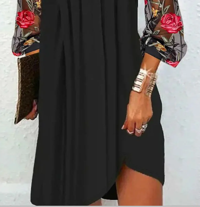 Glaziola - Floral Sleeve Dress
