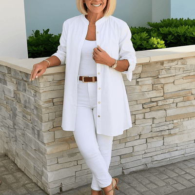 Laura – Solid Shirt Blouse
