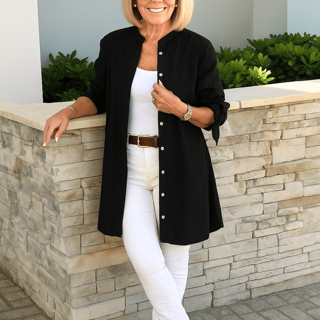 Laura – Solid Shirt Blouse