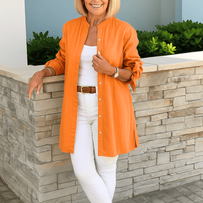 Laura – Solid Shirt Blouse