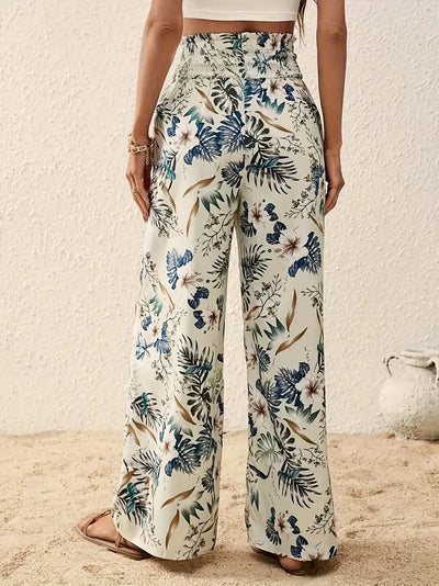 Lyanna – Floral High-Waist Summer Pants