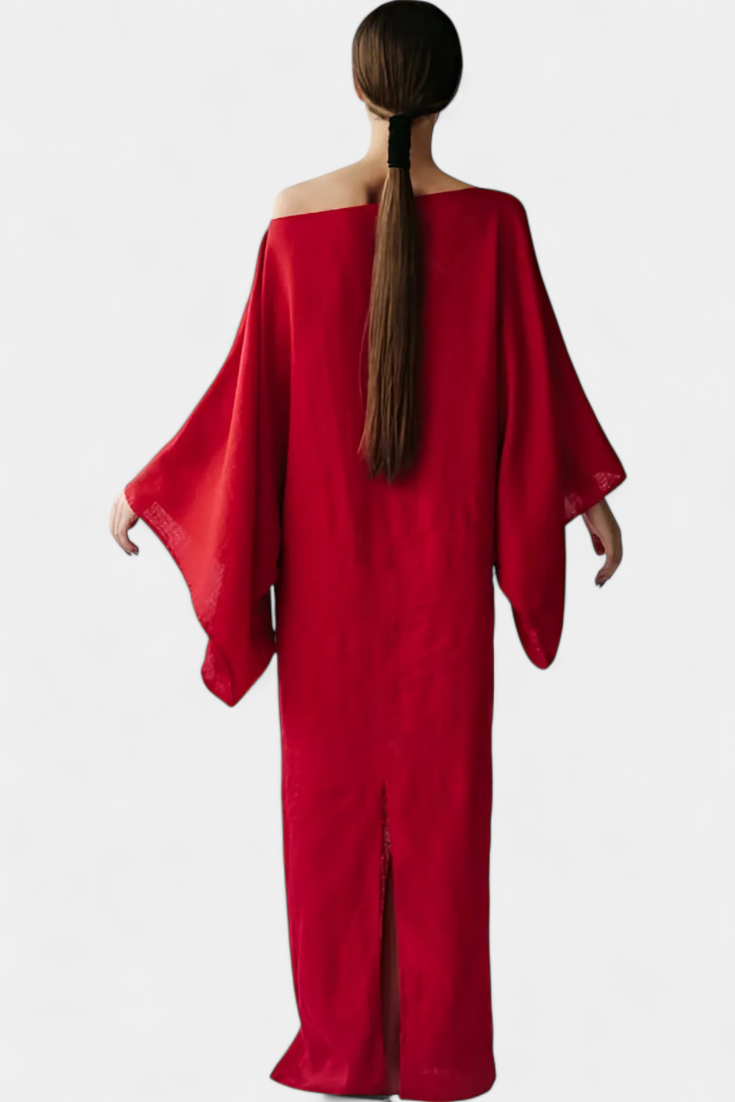 Kamilia - Kimono Dress with Belt