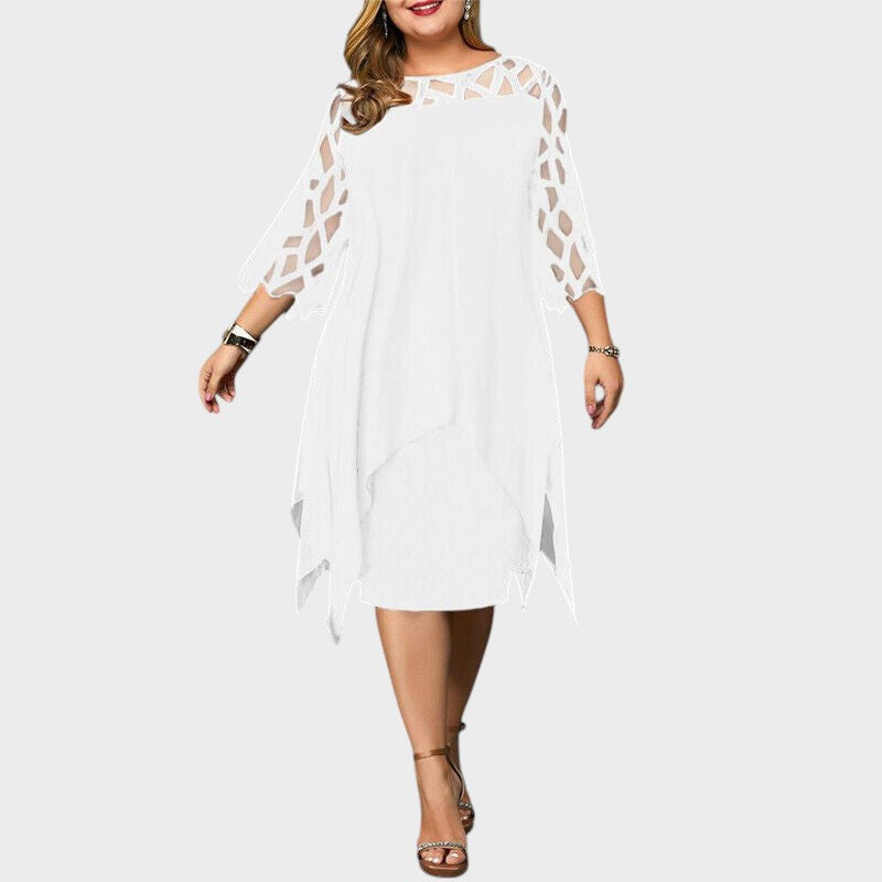 Raina - Lace Patchwork Dress