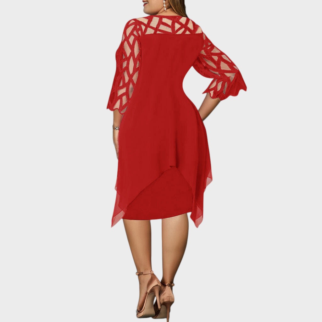 Raina - Lace Patchwork Dress