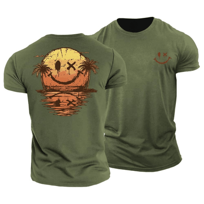 Sunburn Smiles – Men’s Summer T-Shirt