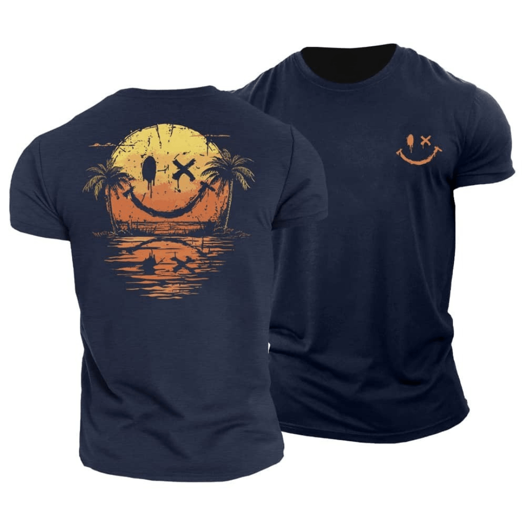 Sunburn Smiles – Men’s Summer T-Shirt