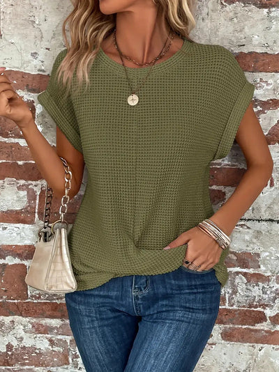 Ellis – Elegant Round-Neck Blouse