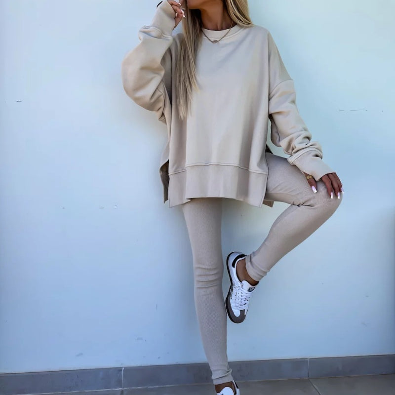 Emmy - Long Sleeve Sweatshirt and Leggings 2-piece Set