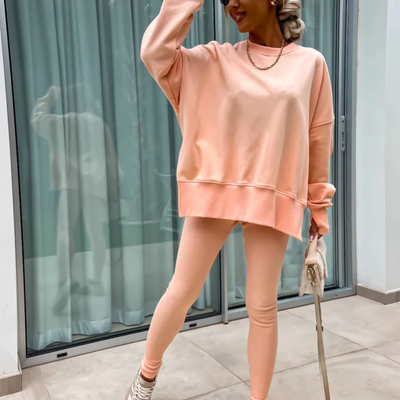 Emmy - Long Sleeve Sweatshirt and Leggings 2-piece Set