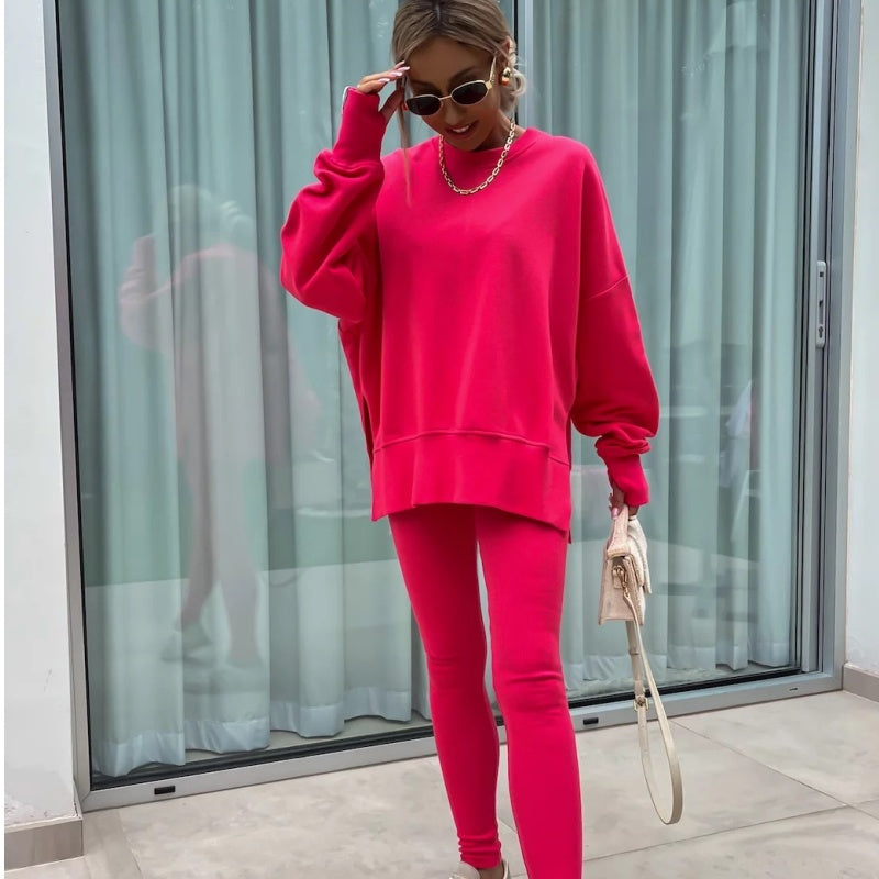 Emmy - Long Sleeve Sweatshirt and Leggings 2-piece Set