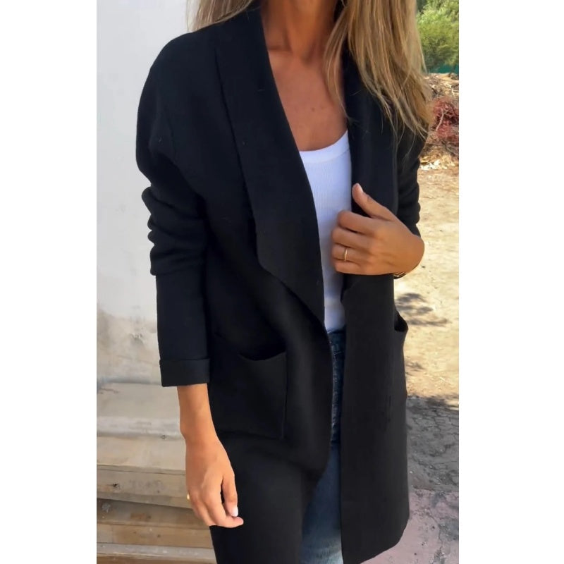 Clara – Soft Drape Everyday Blazer