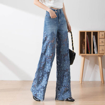 Letitia - Patchwork Denim Pants