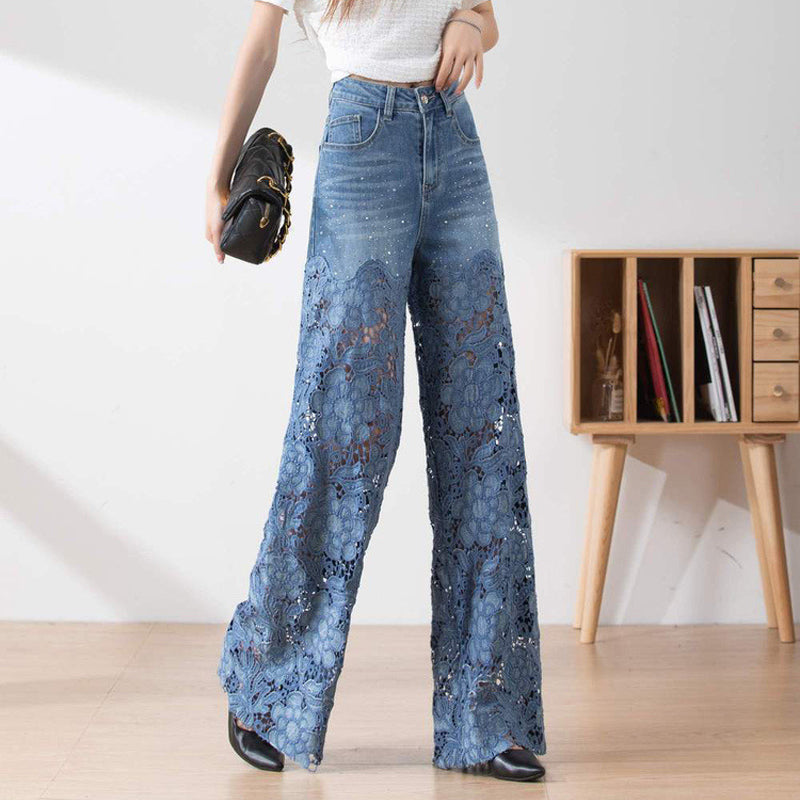 Letitia - Patchwork Denim Pants