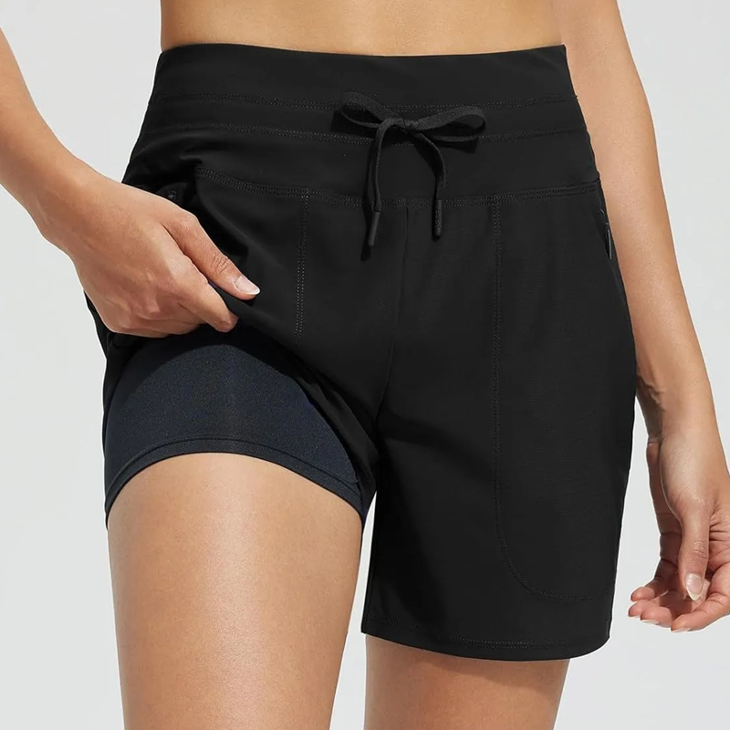 Alani — Lightweight 2-in-1 Lounge Shorts
