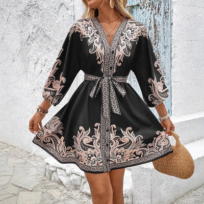 Millaine - V-Neck Dress