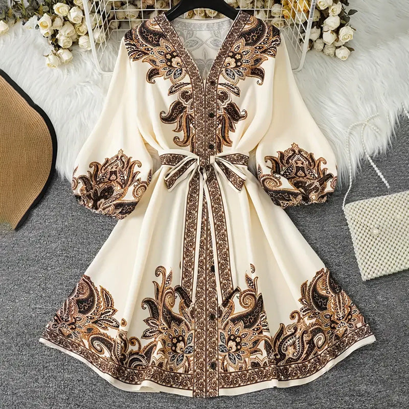 Millaine - V-Neck Dress