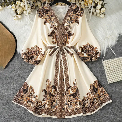 Millaine - V-Neck Dress