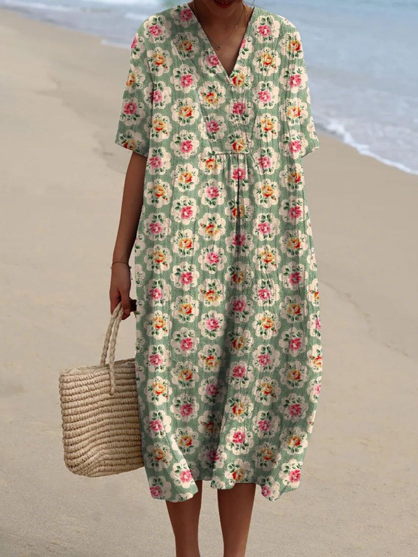 Luna | Super Vintage Floral Dress - Limited Edition