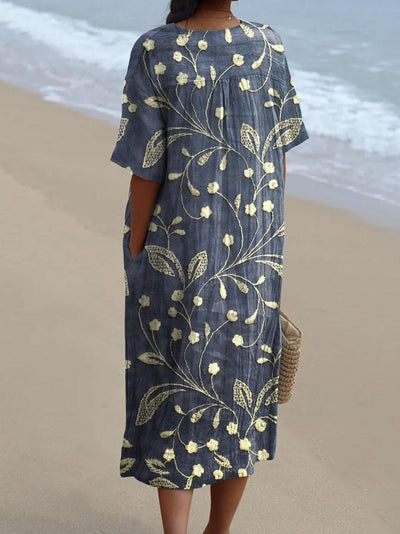 Ellera | Vintage Floral Dress – Limited Edition