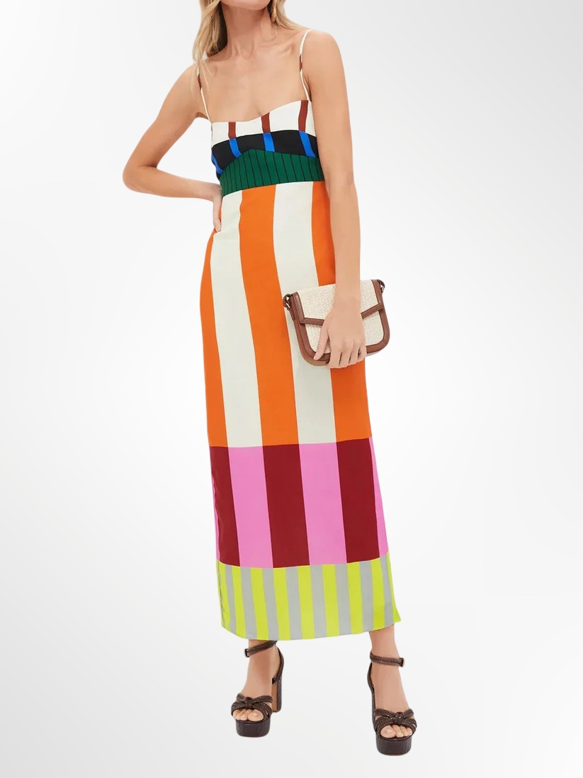 Elsa – Multicolor Maxi Dress